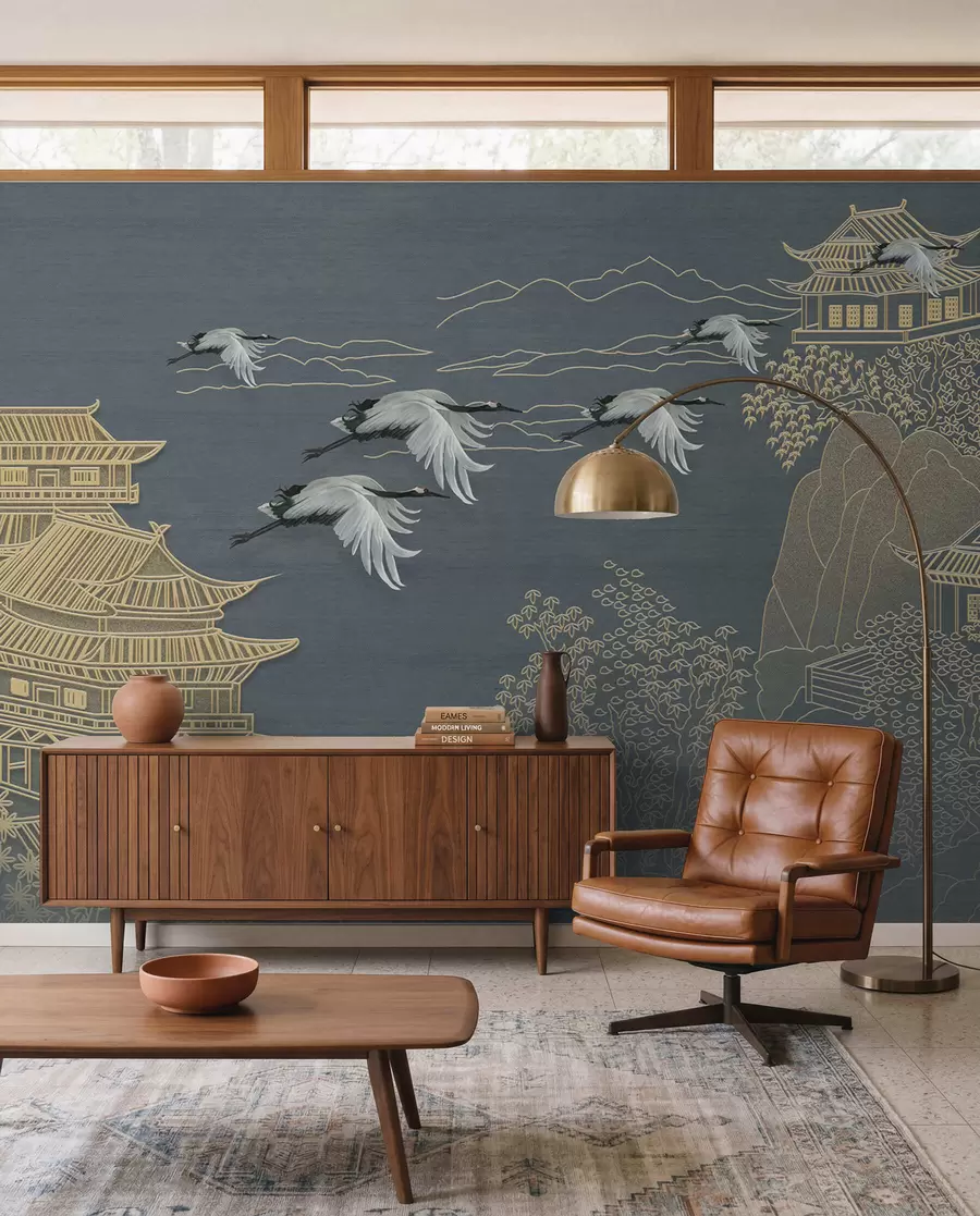 peintures murales Dessin de style japonais u38720