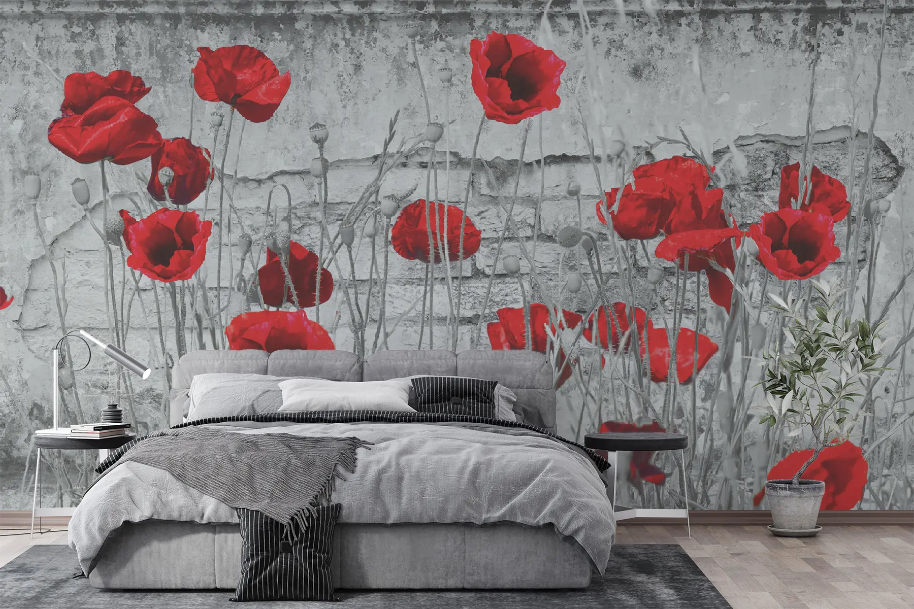 wall murals Flower, colorfulness and plant u40552