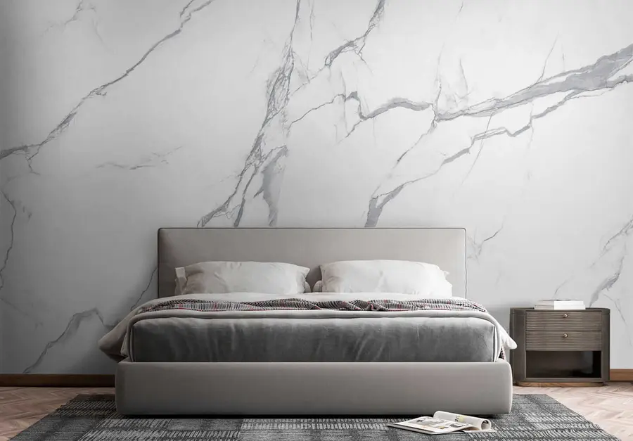 Wall Mural Photo Wallpaper White marble u42049