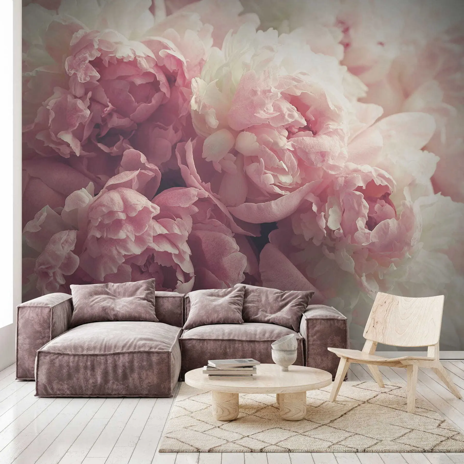 peintures murales Fleur, pétale et rose u44746