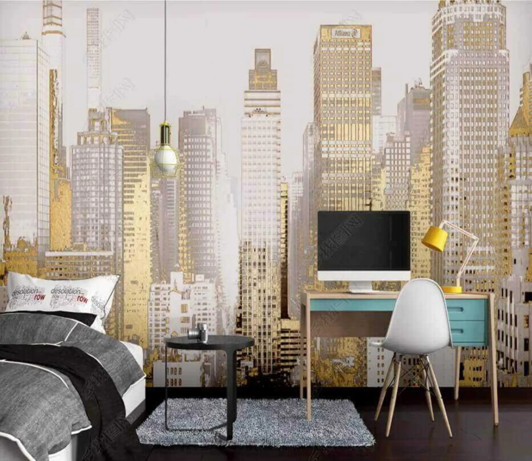 wall murals Megapolis u46244