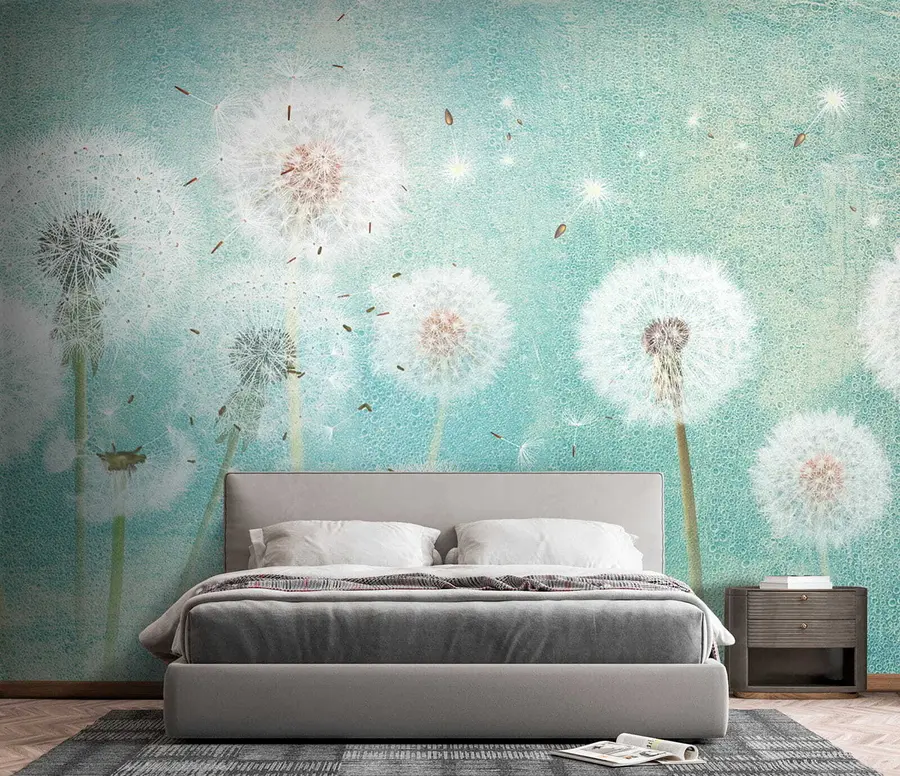 Wall Mural Photo Wallpaper Cute dandelions u46357