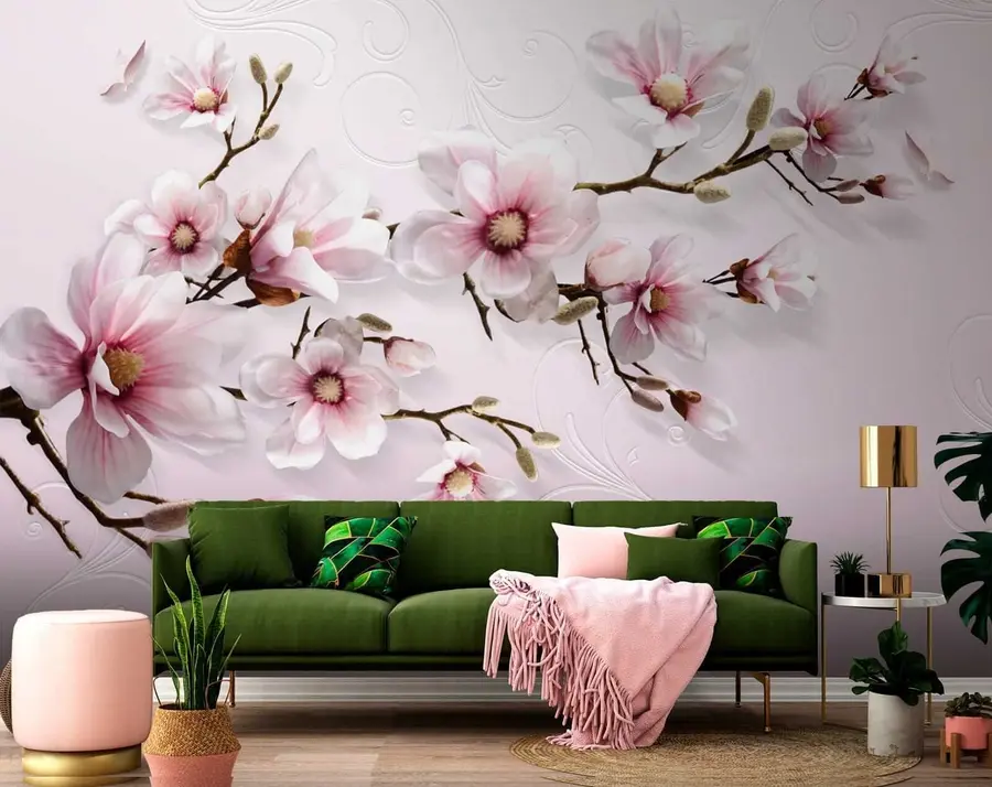 Wall Mural Photo Wallpaper Blooming tree u47486