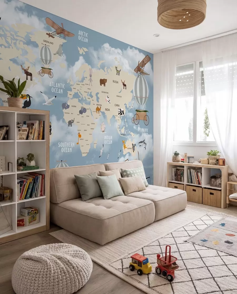 murales Pequeño viaje por el mundo u48123