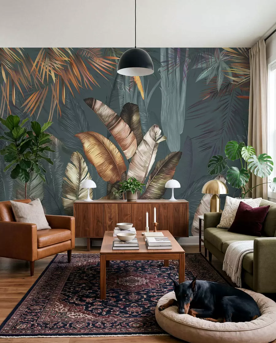Wall Mural Photo Wallpaper Bright tropical jungle u50468