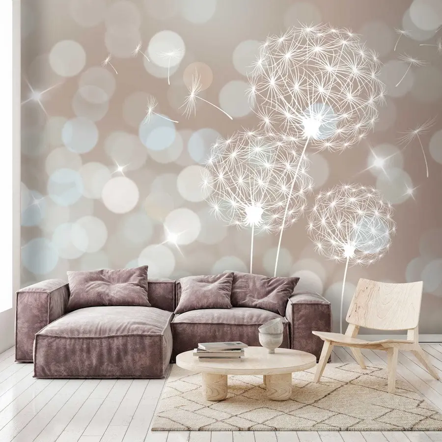 Wall Mural Photo Wallpaper Dandelions in radiance u52507