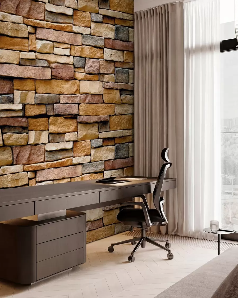 Wall Mural Photo Wallpaper Stone wall u52545