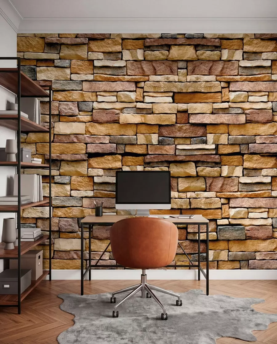 Wall Mural Photo Wallpaper Stone wall u52545