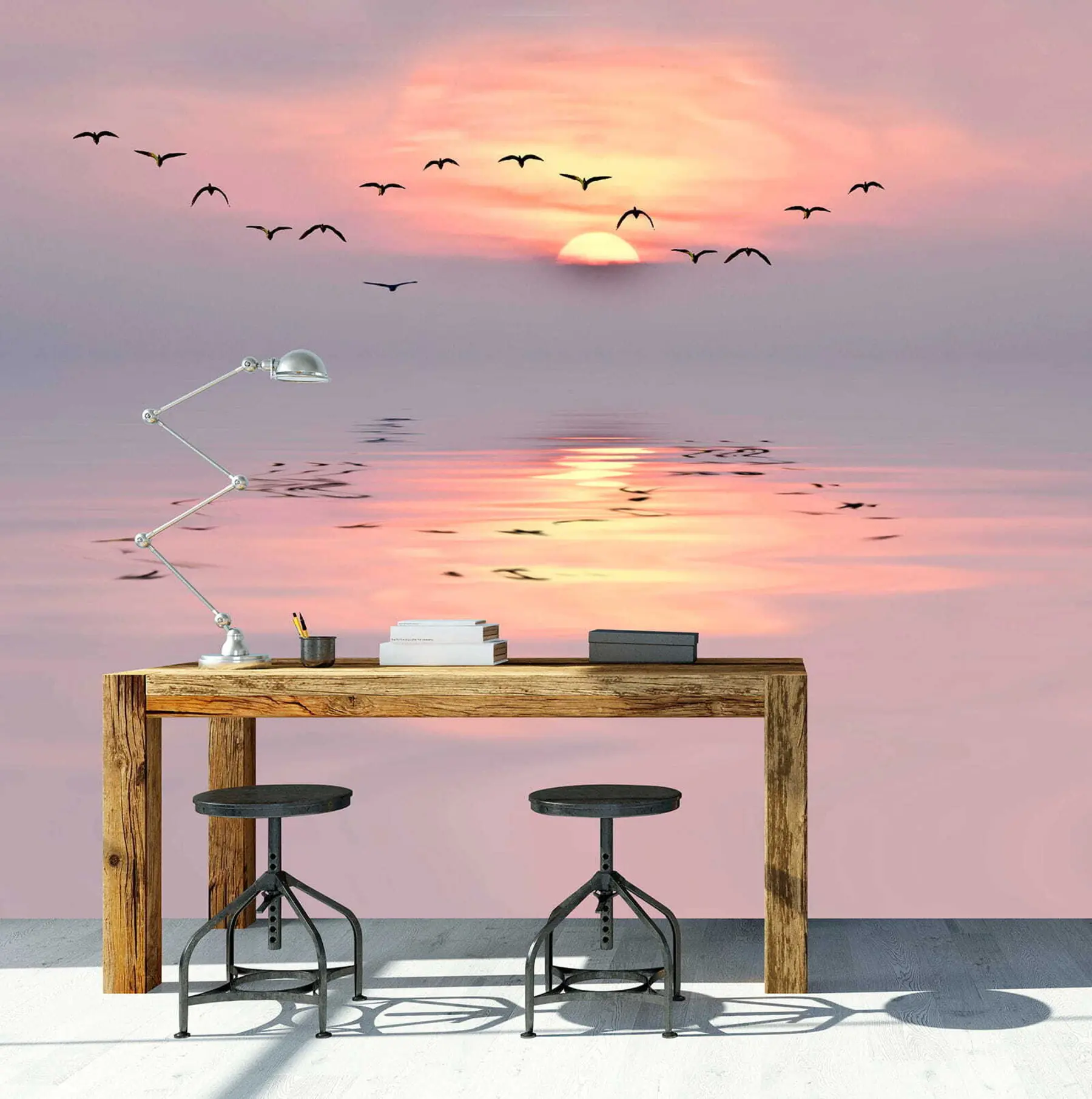 wall murals Water, sky and atmosphere u53413