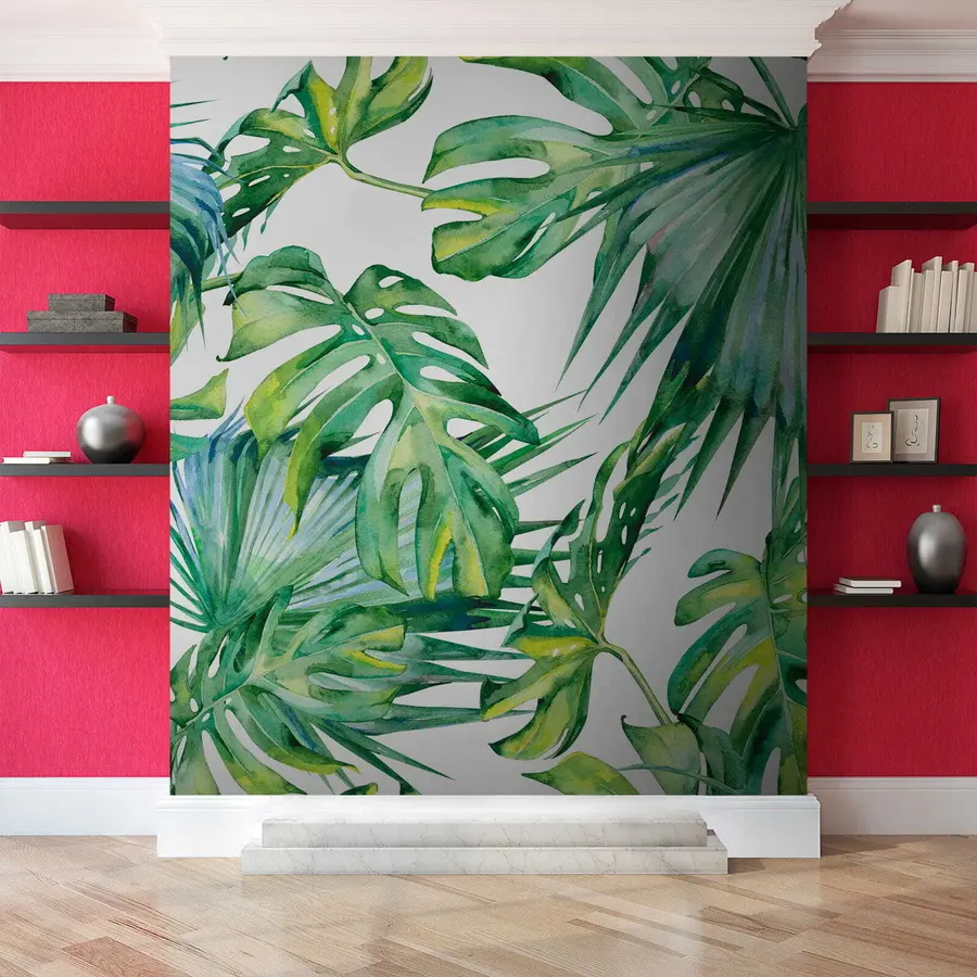 Wall Mural Photo Wallpaper Juicy palm leaves u53522