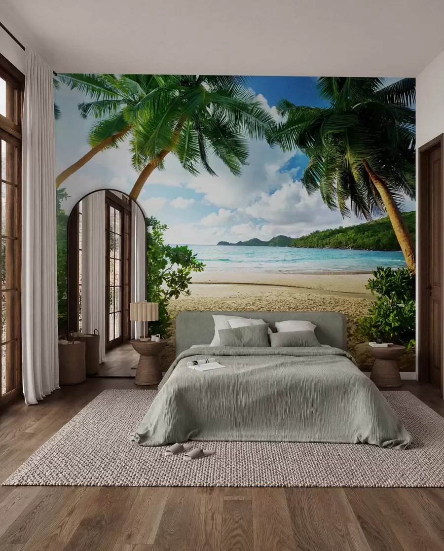 peintures murales Nuage, ciel et plante u53753