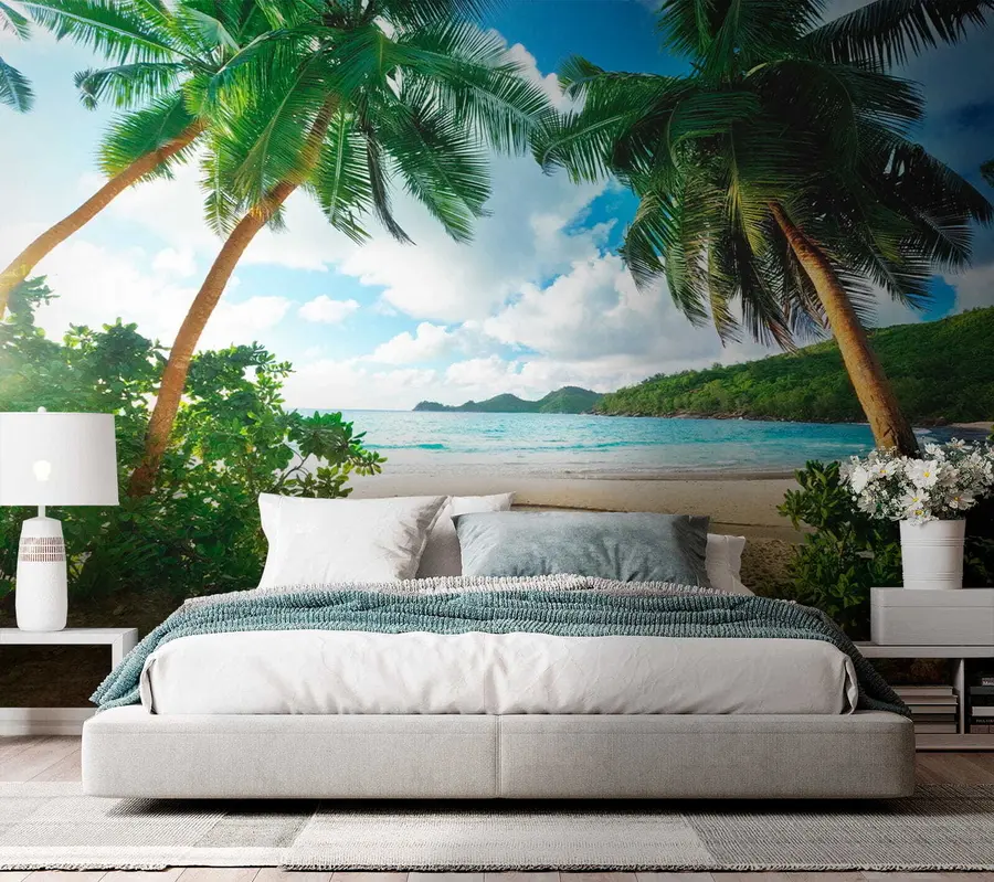 murales Nube, cielo y planta u53753