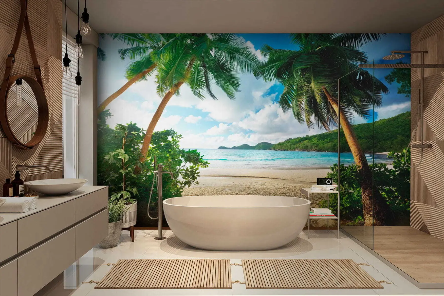 Wall Mural Photo Wallpaper Cloud, sky and plant u53753