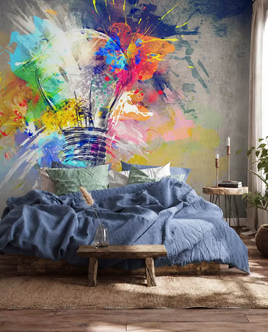 wall murals Art paint, paint and font u53882