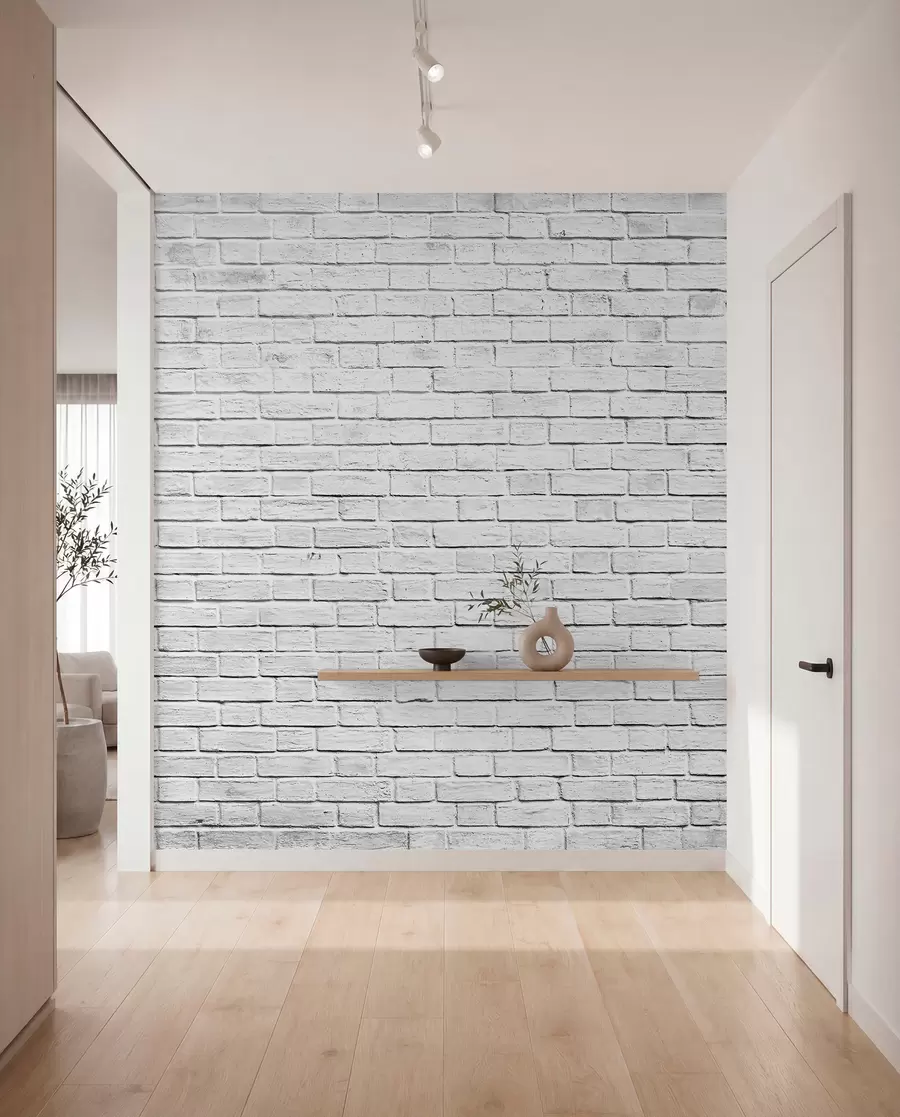 peintures murales Mur de briques blanches u54004