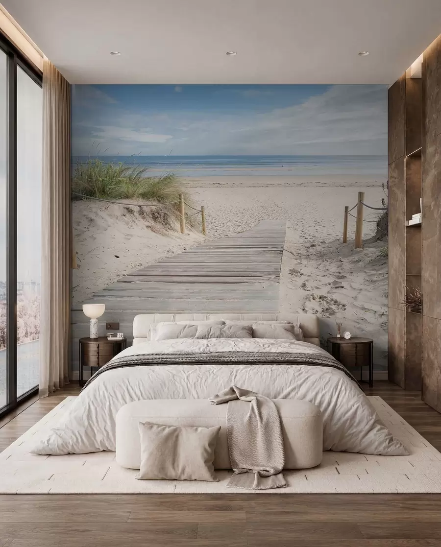 peintures murales Chemin vers la plage de sable u54357