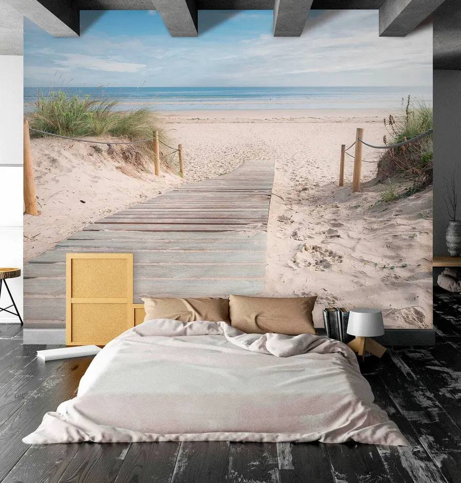 Wall Mural Photo Wallpaper Path to the sandy beach u54357