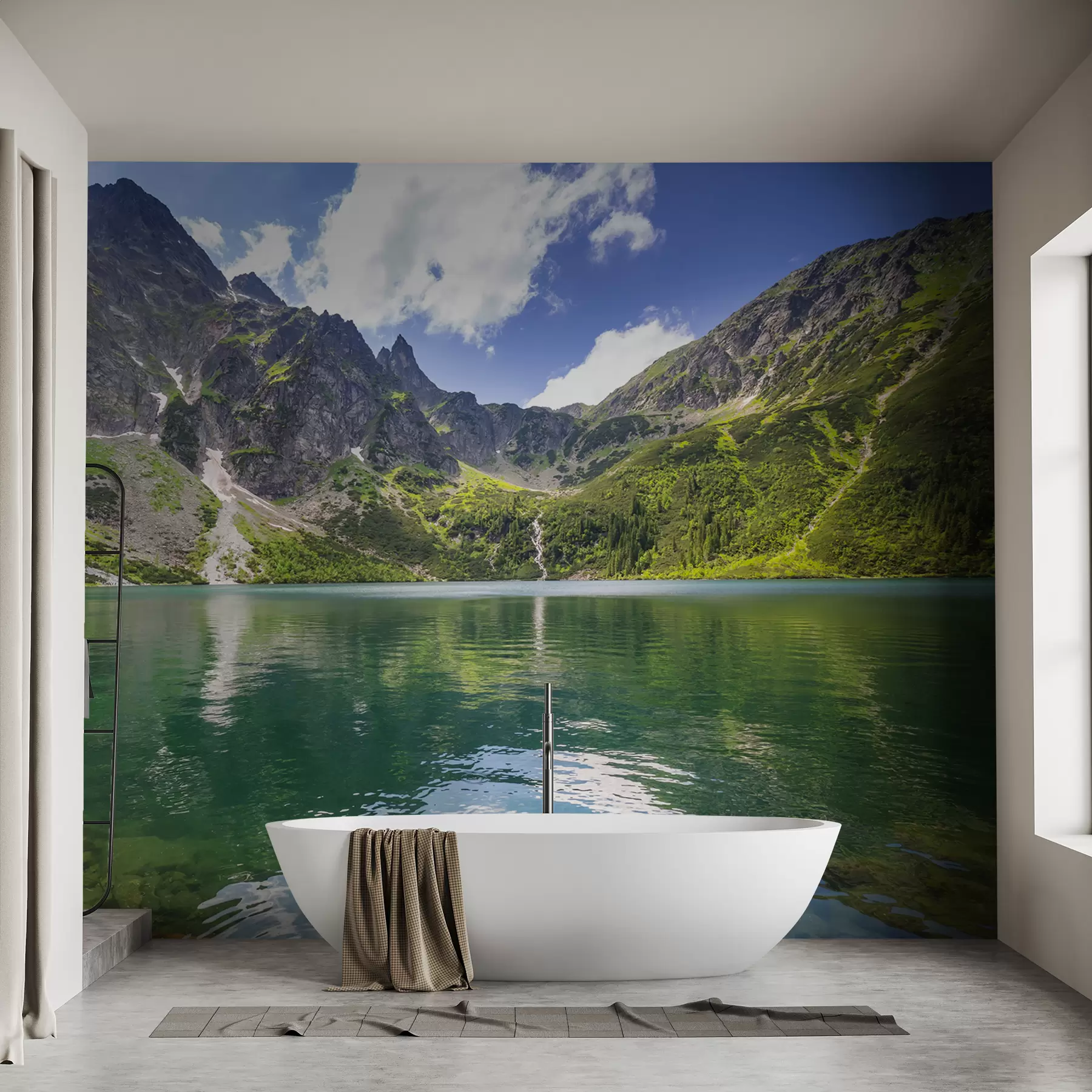 peintures murales Vue sur la montagne u54486