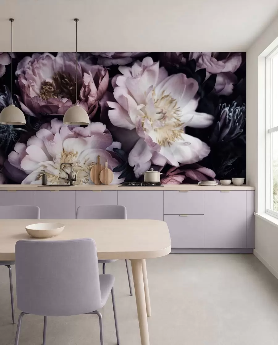 peintures murales Pivoines u55074
