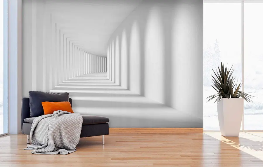 Wall Mural Photo Wallpaper Grey, art and parallel u55301