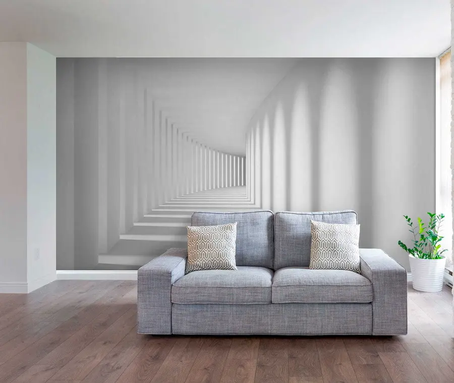Wall Mural Photo Wallpaper Grey, art and parallel u55301
