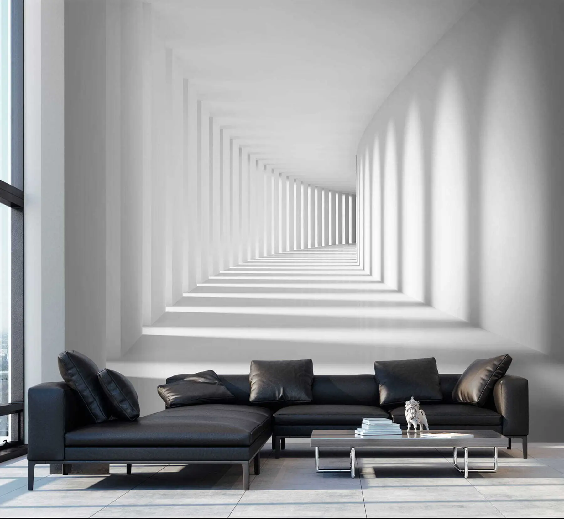 Wall Mural Photo Wallpaper Grey, art and parallel u55301