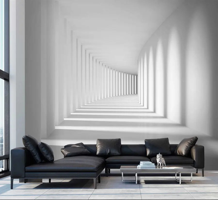 Wall Mural Photo Wallpaper Grey, art and parallel u55301