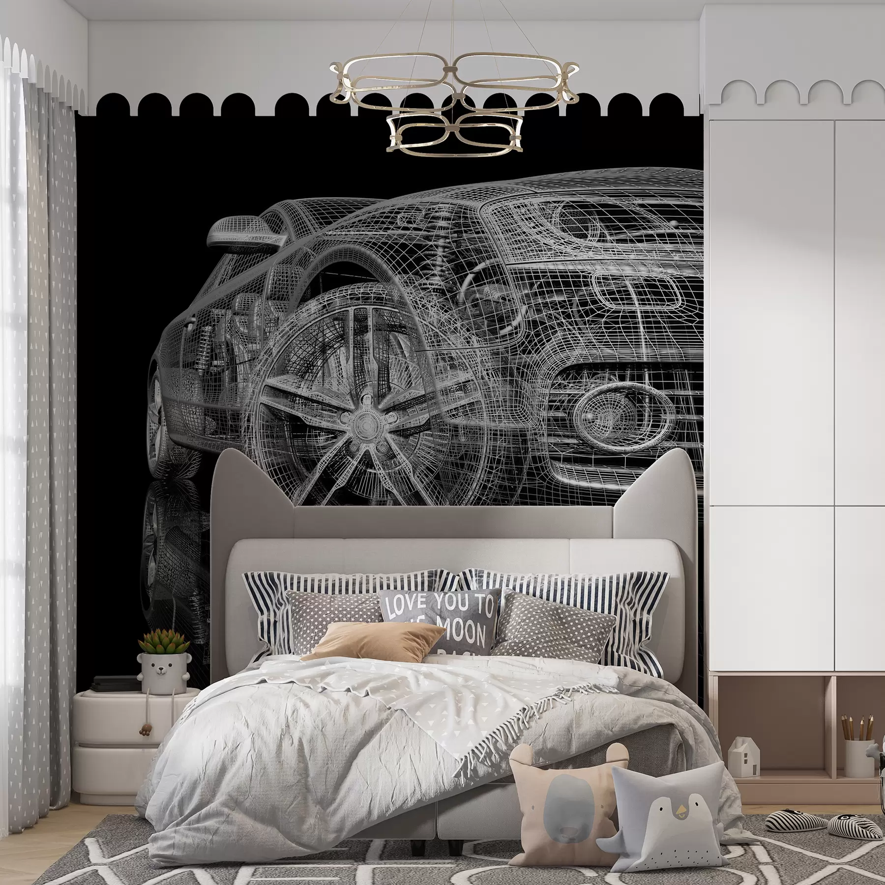 Wall Mural Photo Wallpaper The model of car u55785