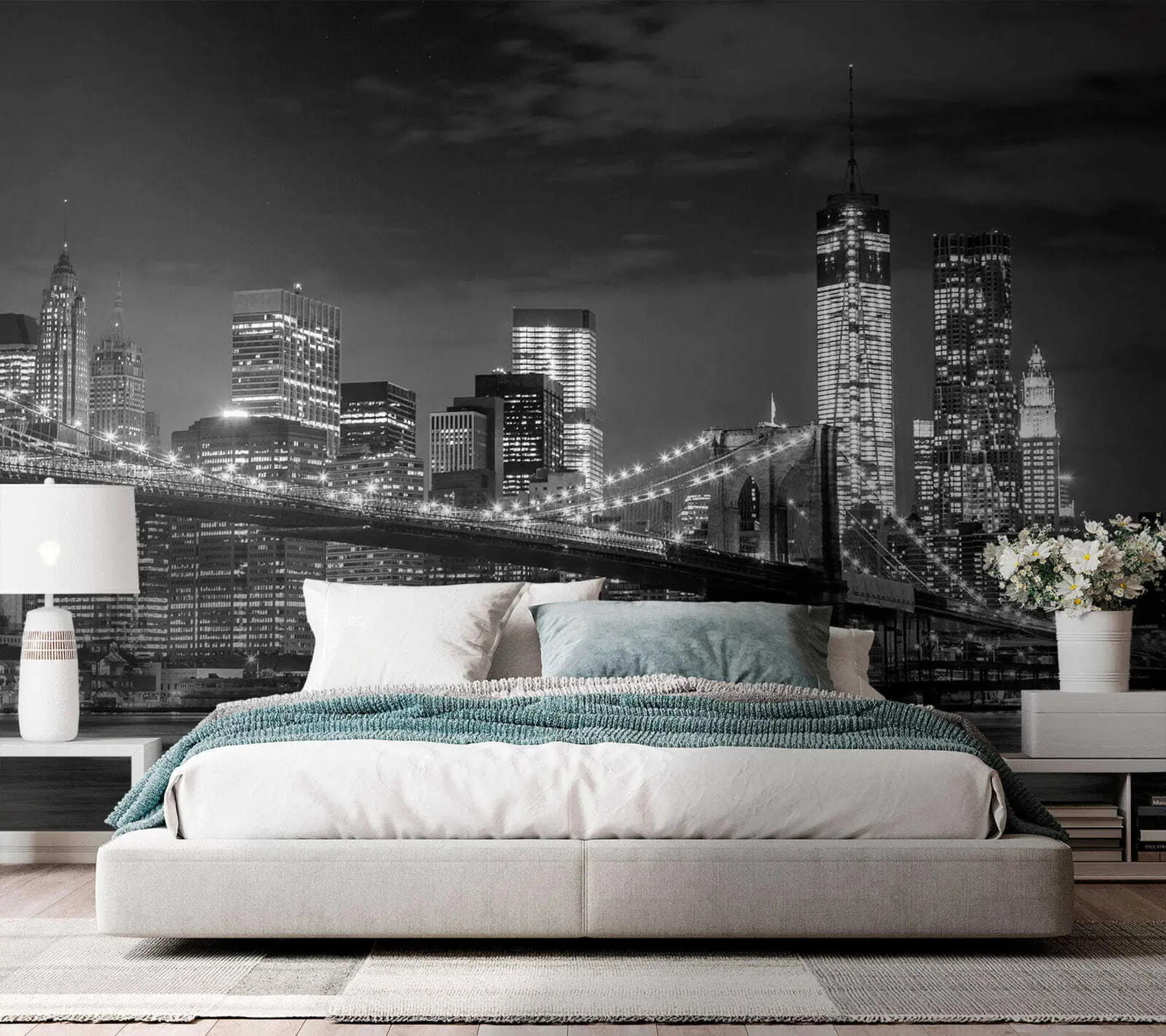 Wall Mural Photo Wallpaper Water, skyscraper and building u56428