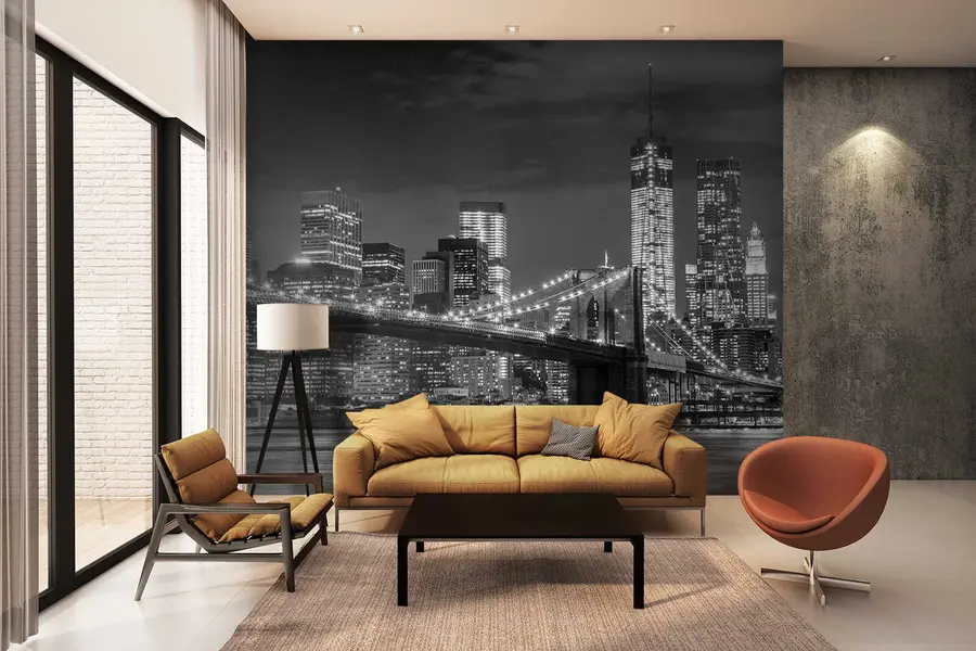 wall murals Water, skyscraper and building u56428