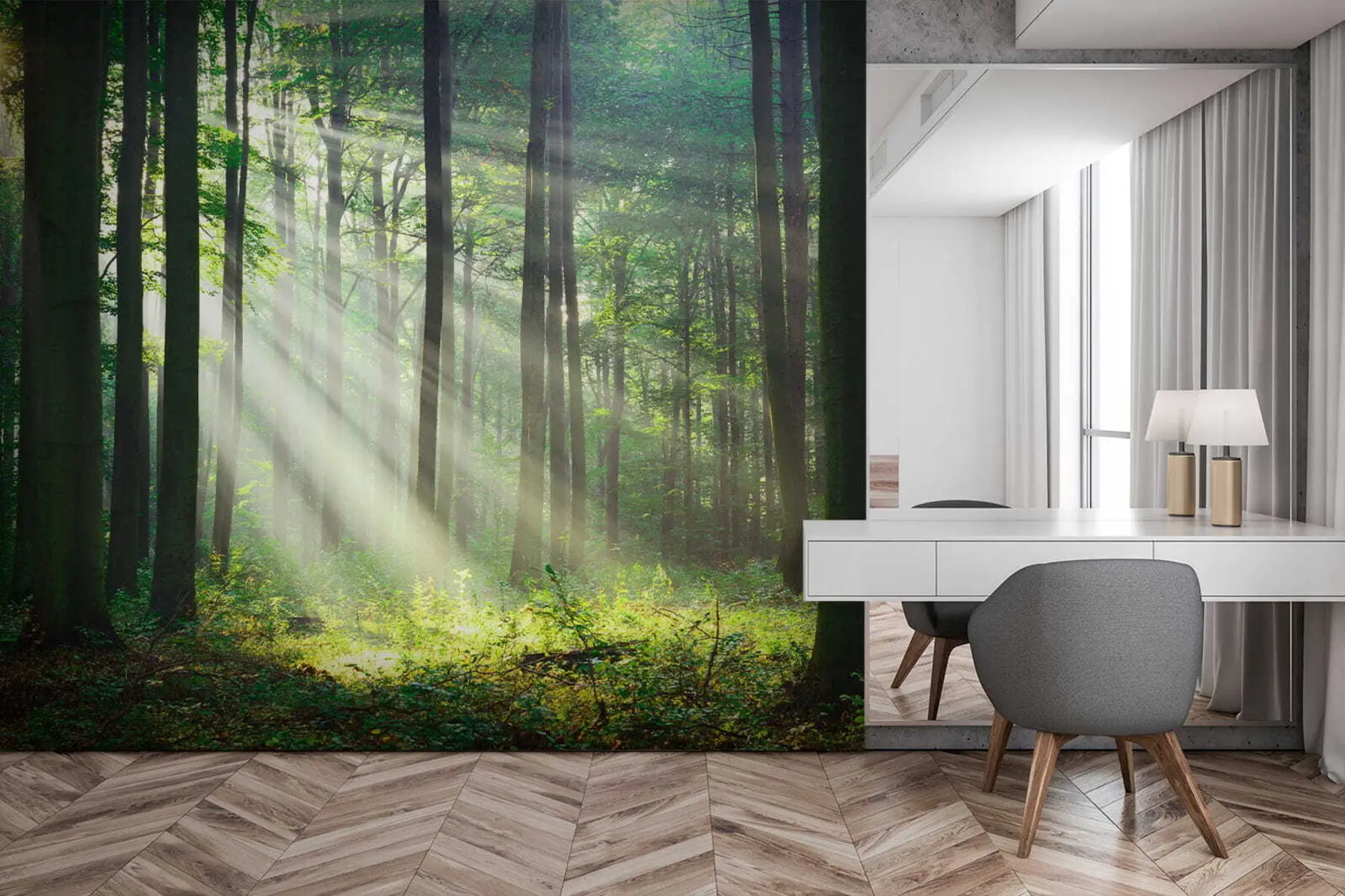wall murals Plant, green and ecoregion u56787