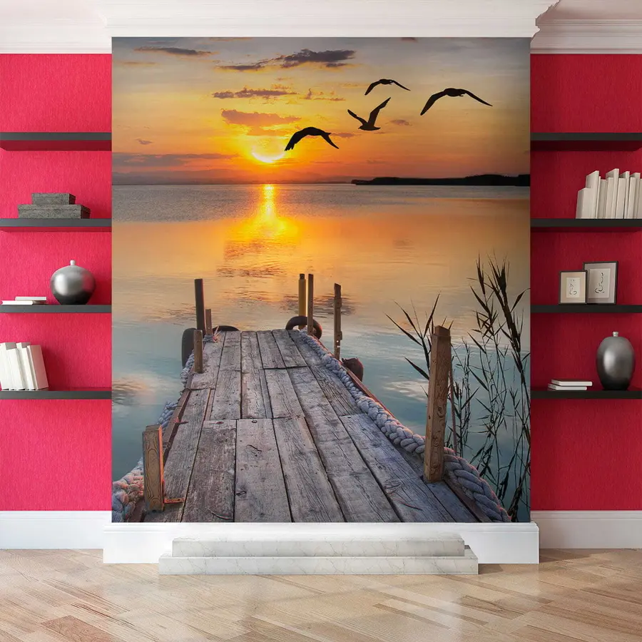 murales Gaviotas y muelle u57673