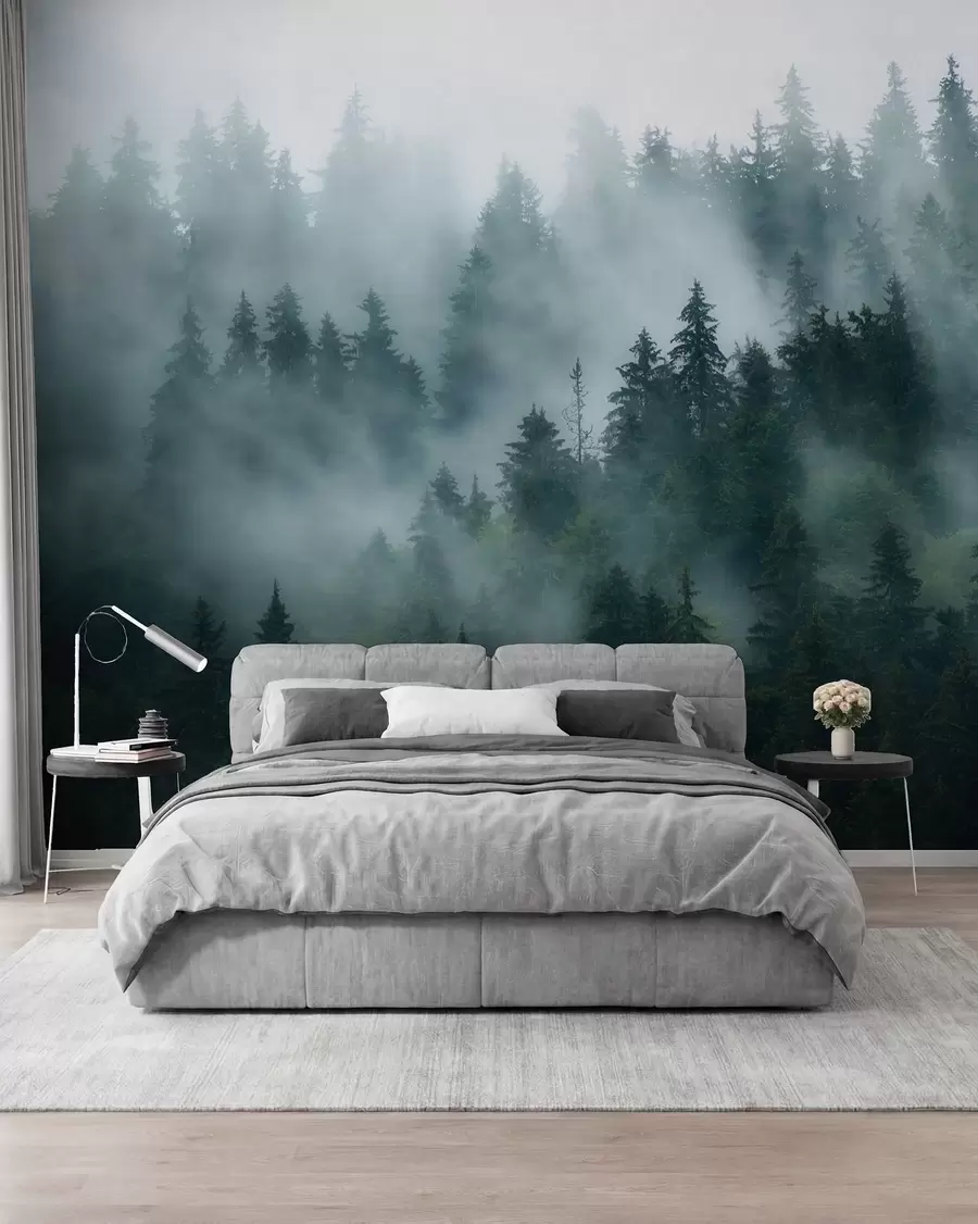 peintures murales Forêt brumeuse u57914