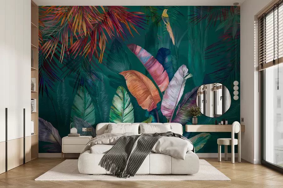 Wall Mural Photo Wallpaper Bright banana leaves u60120