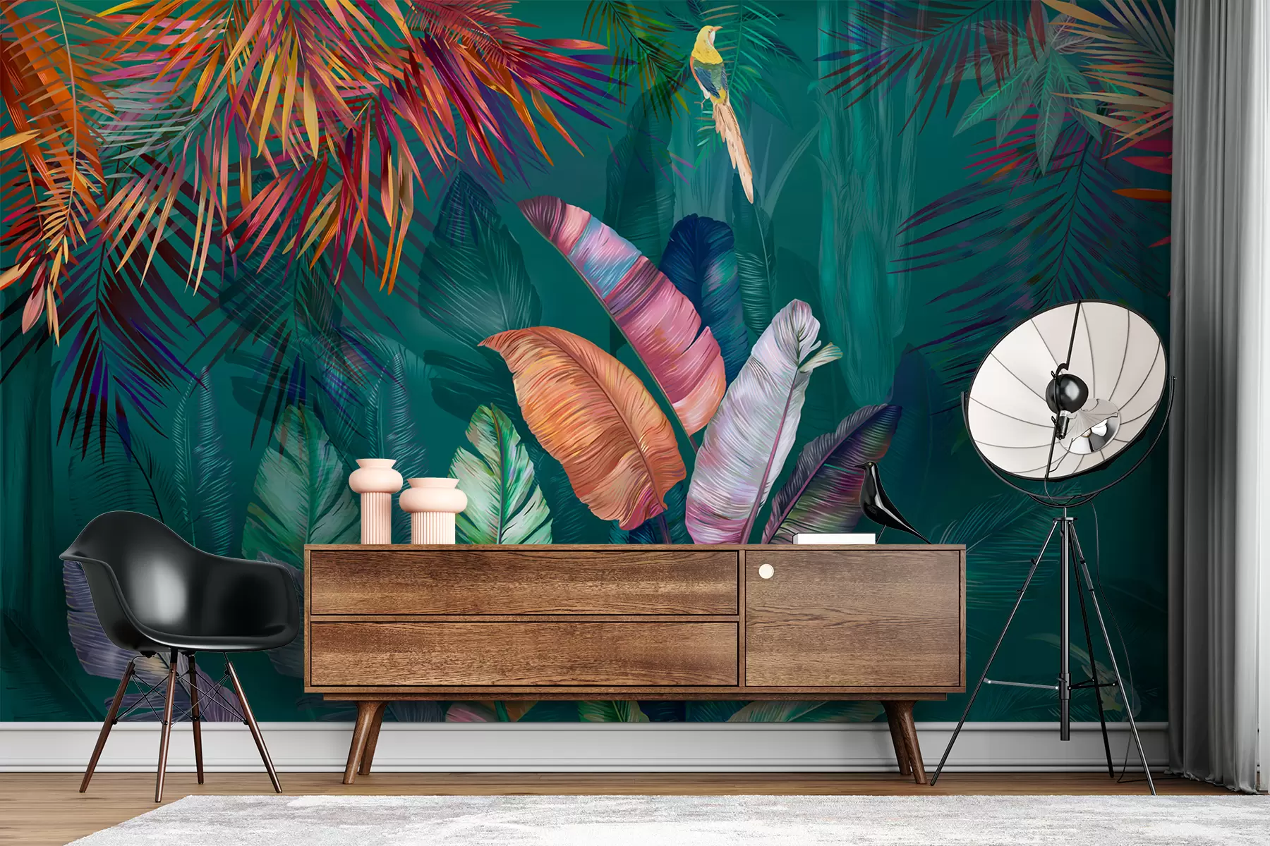wall murals Painted Jungle Canopy u60120