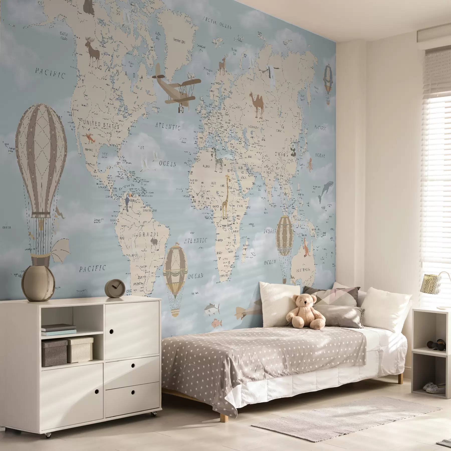 wall murals Flying across the World u60135