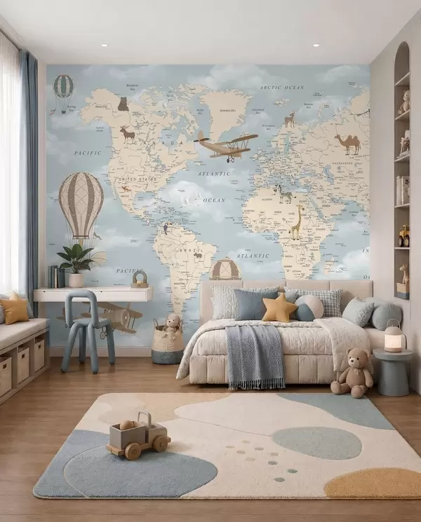 World Map for kids
