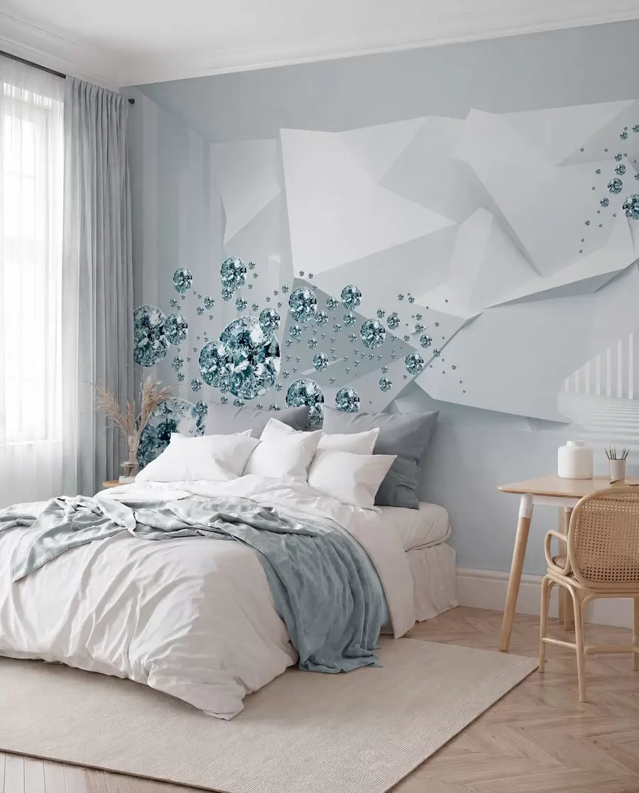 peintures murales Pente, police et art u60340