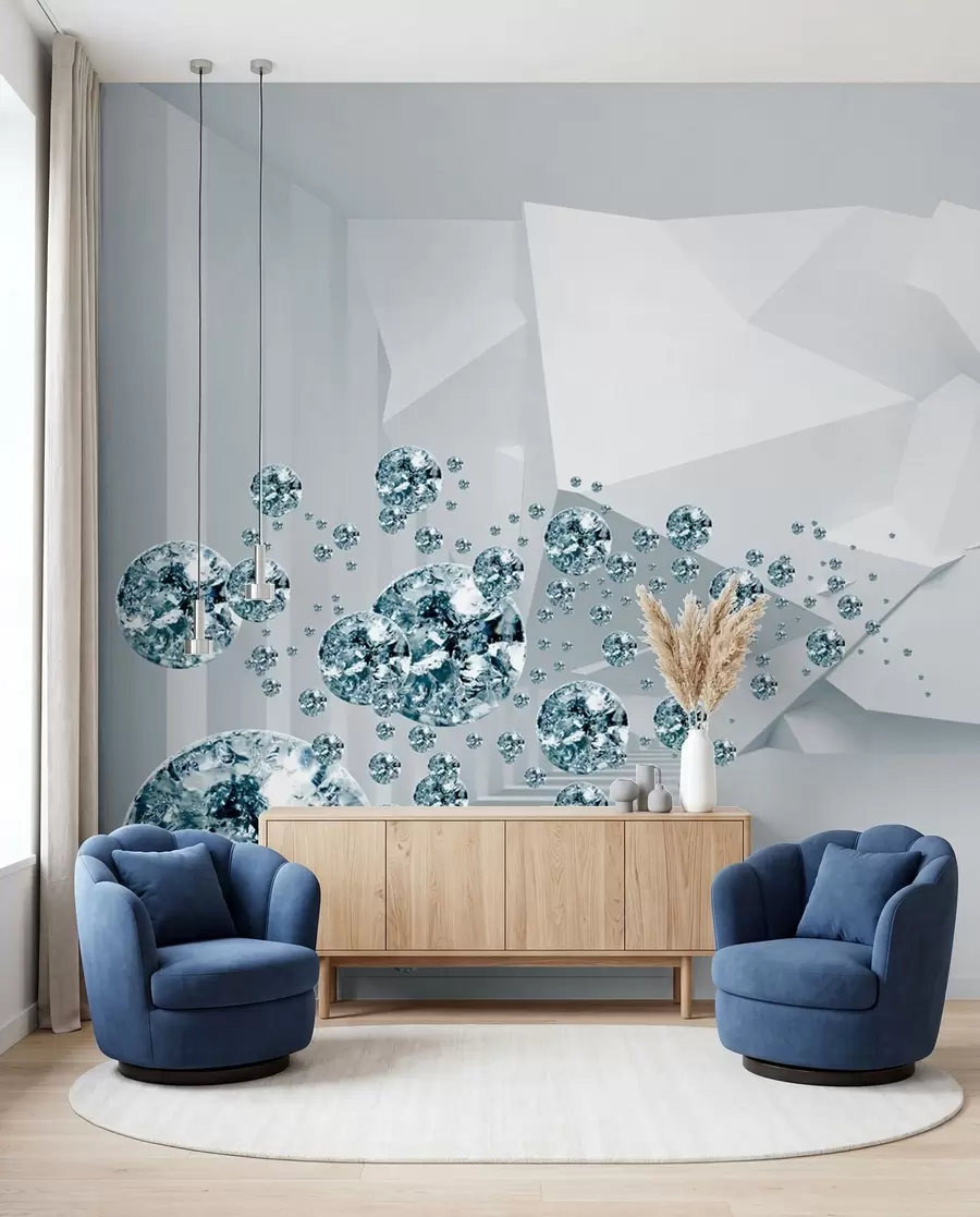 Wall Mural Photo Wallpaper Slope, font and art u60340