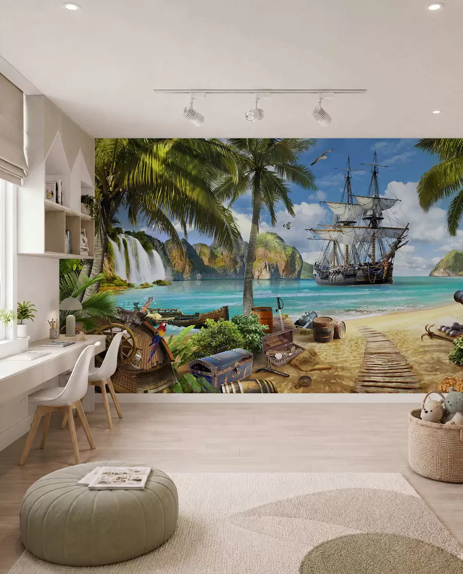Wall Mural Photo Wallpaper Pirate ship u62419