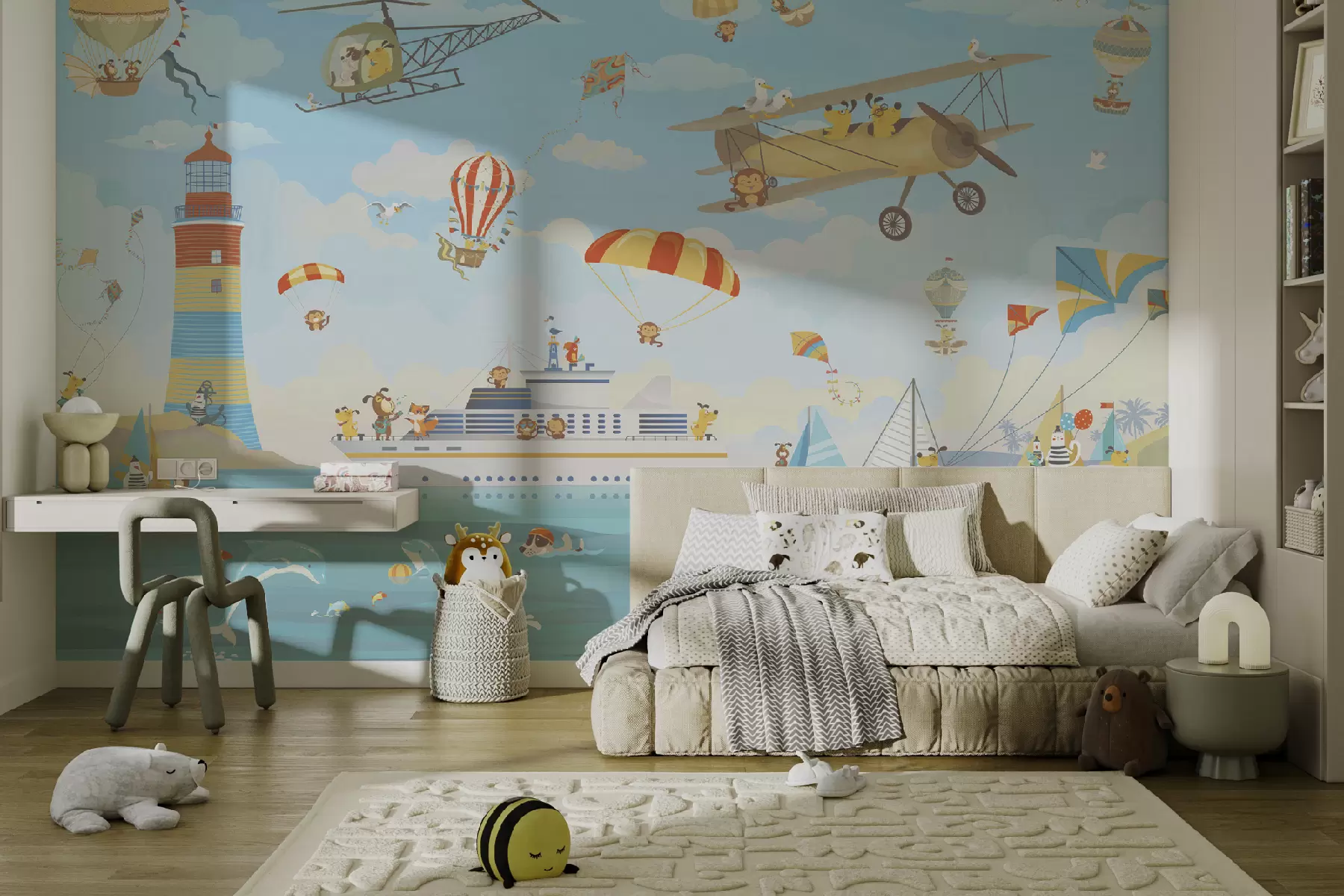 murales Agua, embarcaciones y vehículos u62422