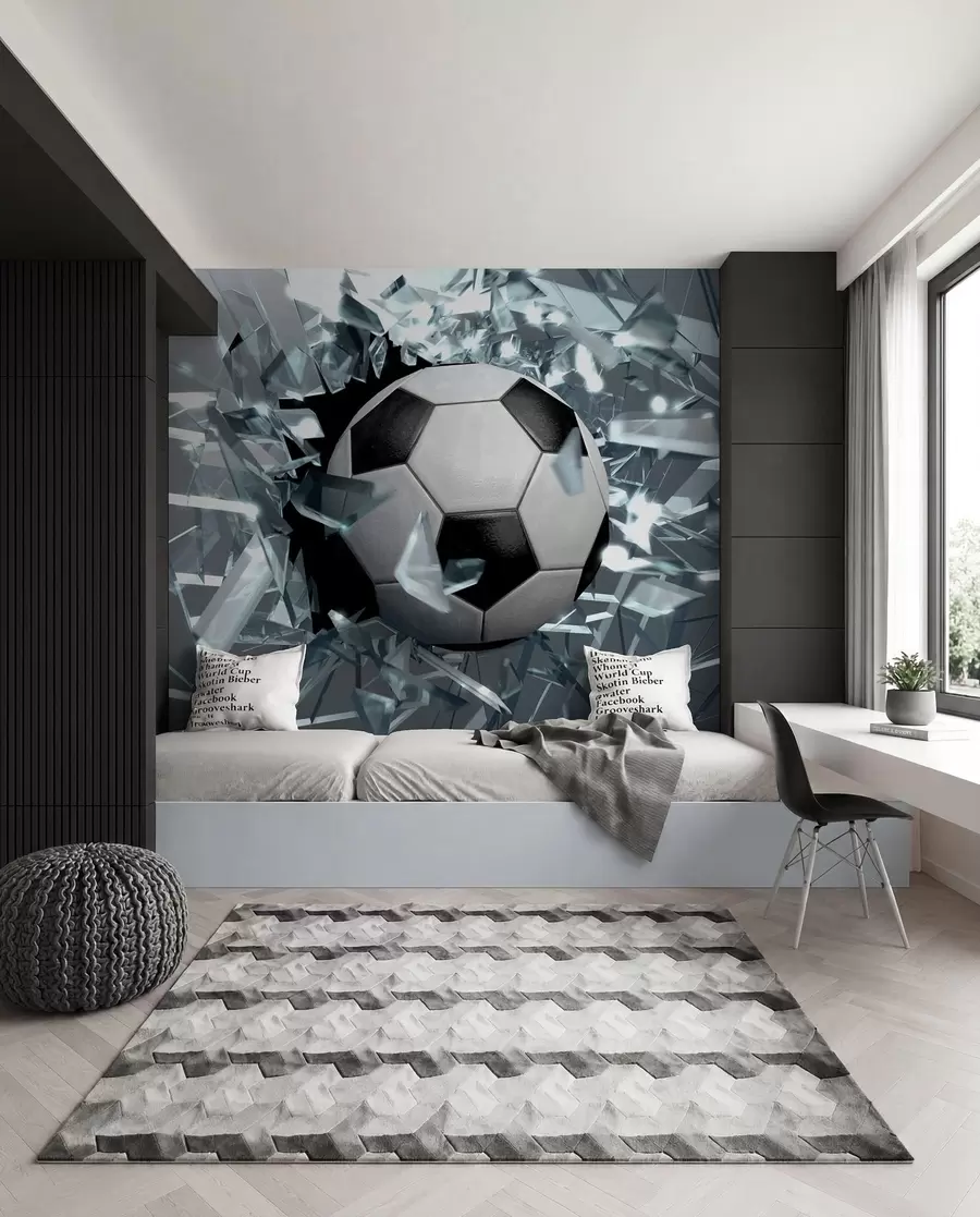 wall murals Soccer, football and ball u64581