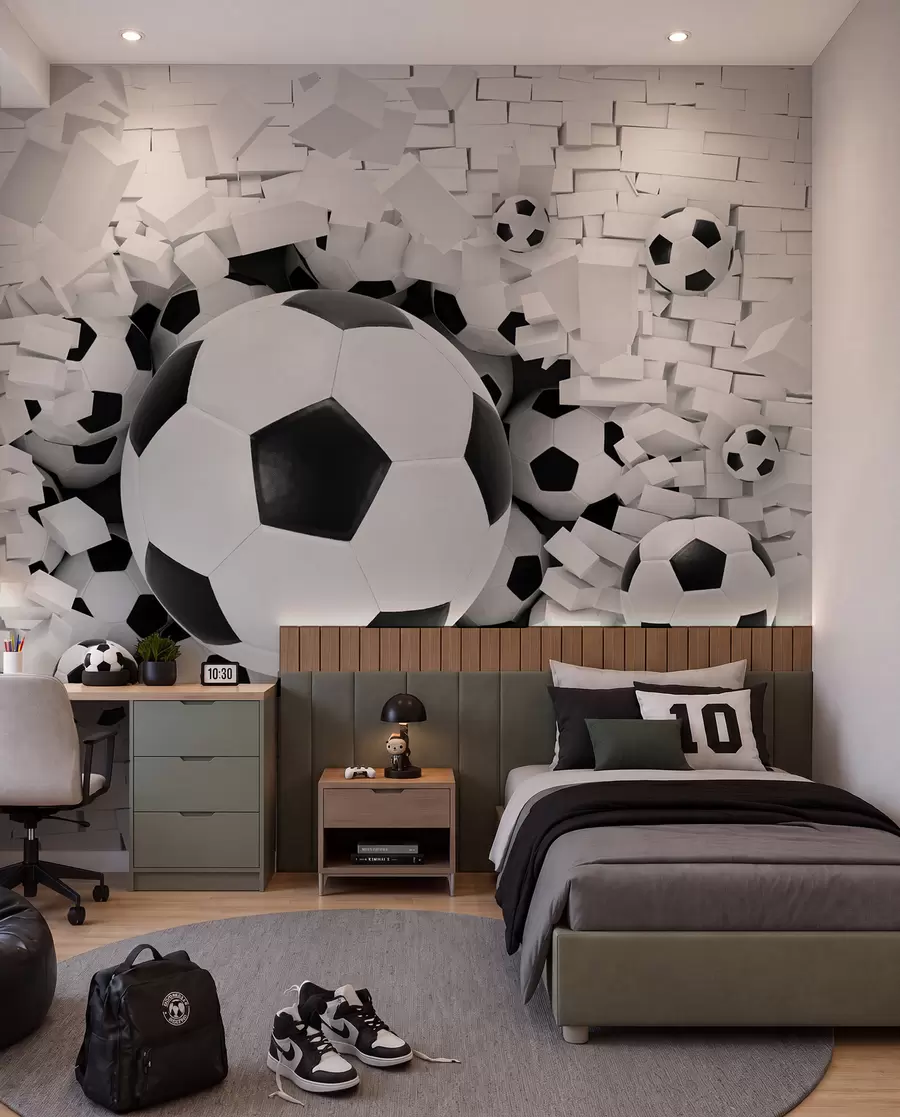 wall murals Photograph, soccer and football u70633