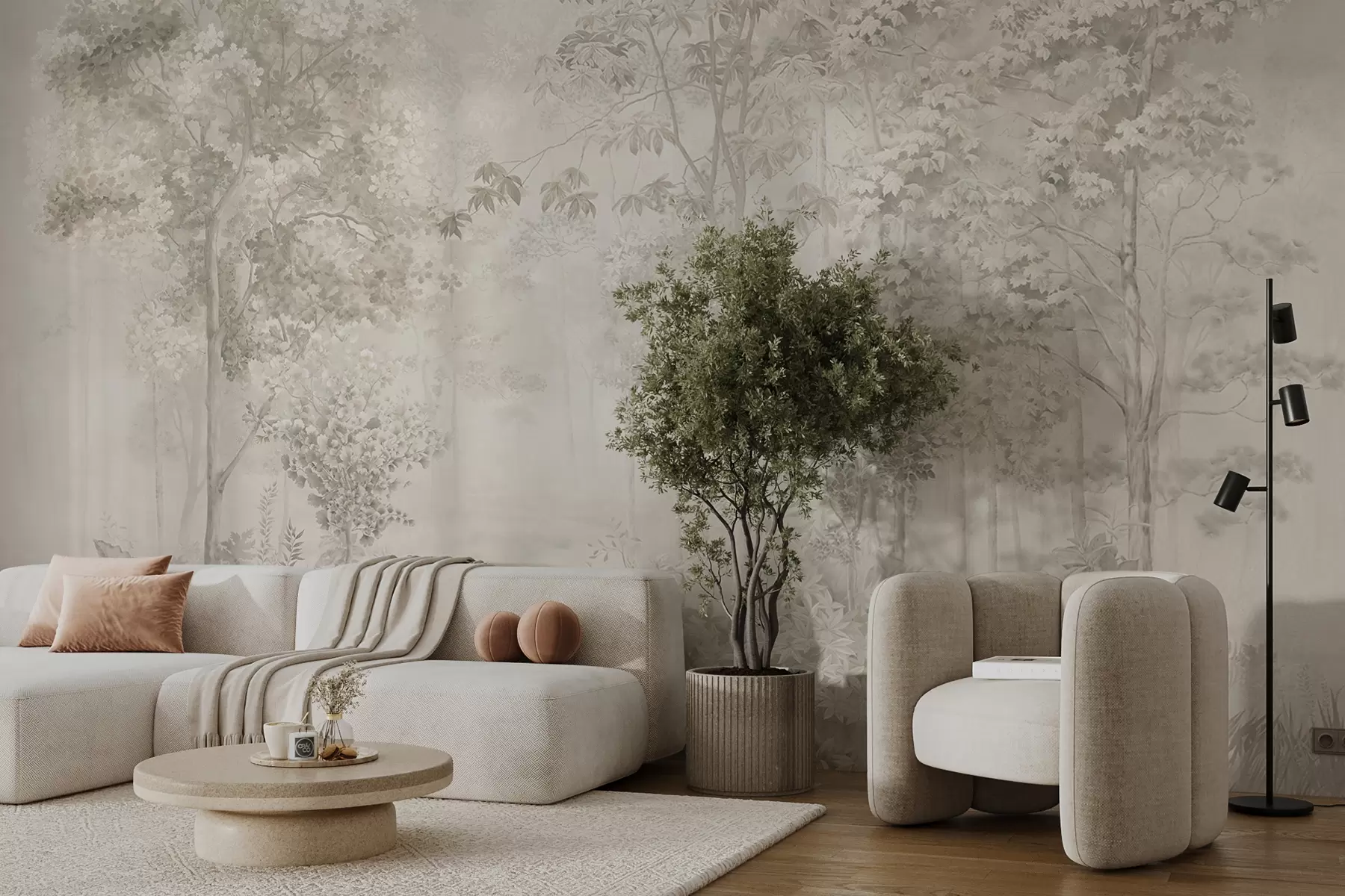 Wall Mural Photo Wallpaper Charming forest u78448