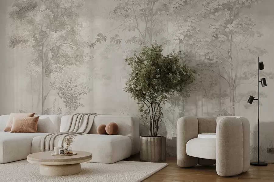 Wall Mural Photo Wallpaper Charming forest u78448