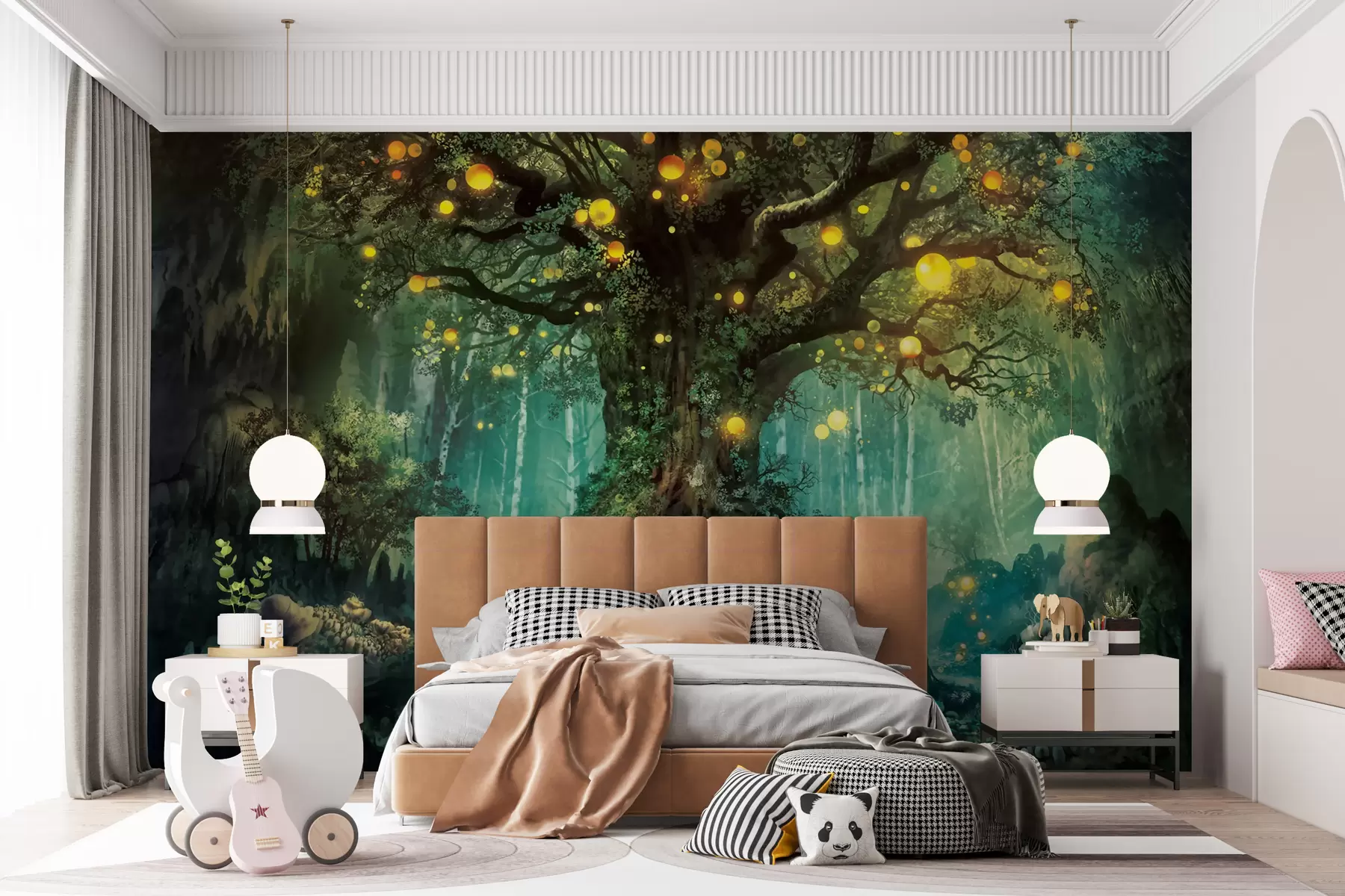 peintures murales Le rayonnement d'un arbre u79589