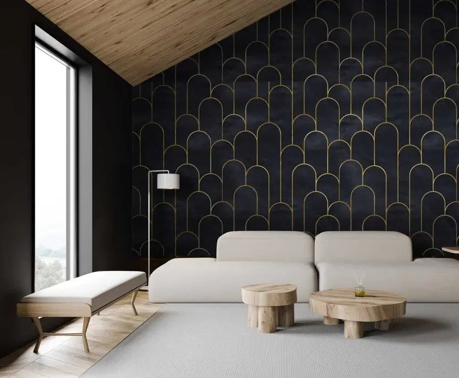 wall murals Art deco arcs u53281