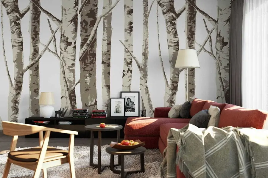 wall murals Plant, twig and natural landscape u58970