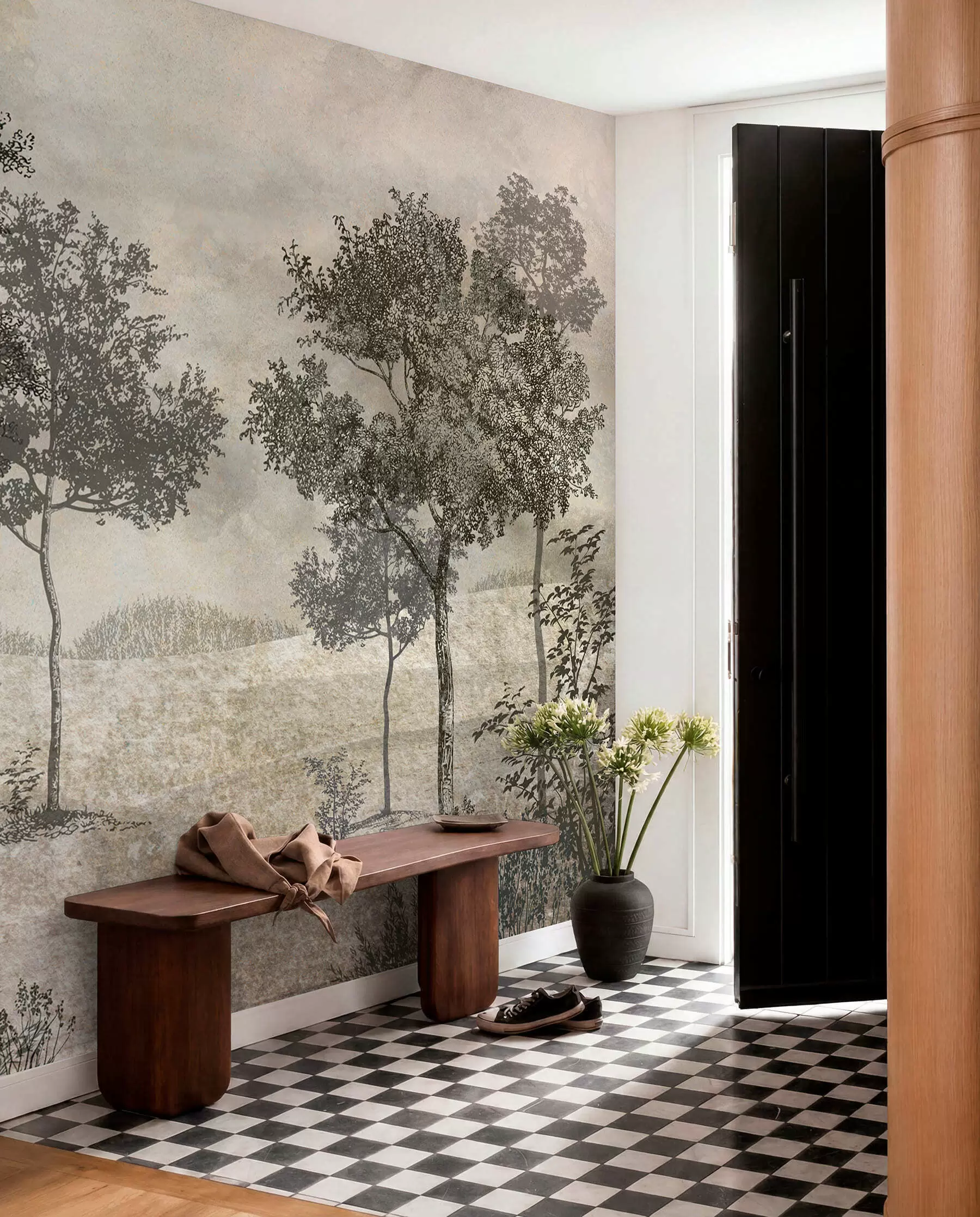 wall murals Vintage trees u80030