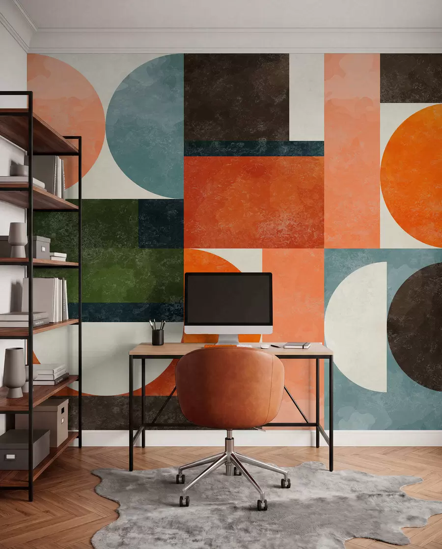 wall murals Retro deco u71427